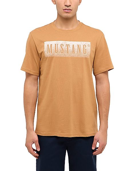 MUSTANG T-Shirt "MU-Austin Block Logo" Regular fit günstig online kaufen