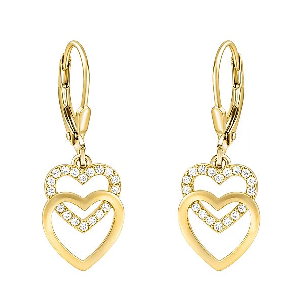 Sofia Milani Paar Ohrhänger Herz, 925 günstig online kaufen