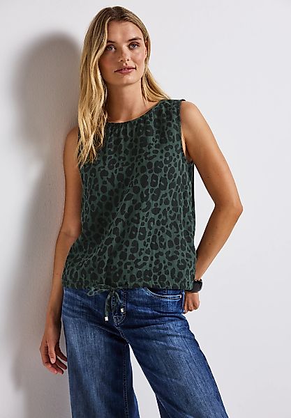 STREET ONE Blusentop, Musselin mit Print günstig online kaufen