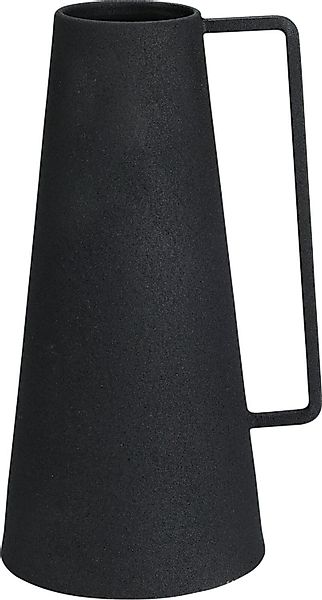 ZauberDeko Dekovase Vase Schwarz mit Henkel günstig online kaufen