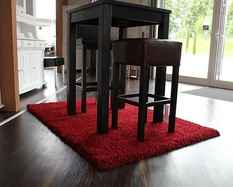 TEPPICH Luxus Shaggy Teppich rot 160x230 cm günstig online kaufen