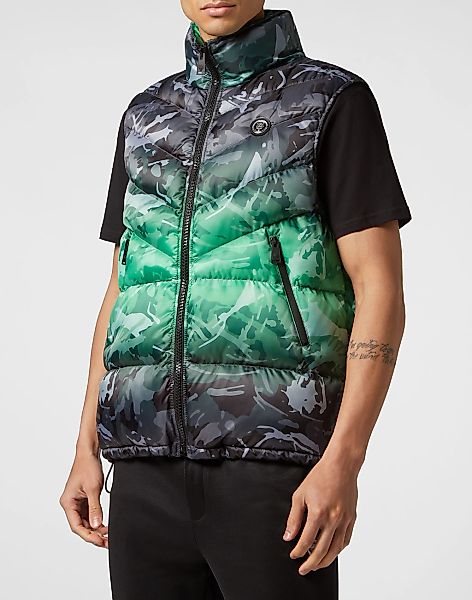 PLEIN SPORT Kurzweste "Camouflage" günstig online kaufen