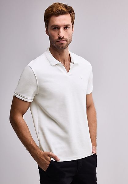 STREET ONE MEN Poloshirt, im soften Baumwoll-Mix günstig online kaufen