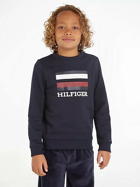 Tommy Hilfiger Sweatshirt TH LOGO SWEATSHIRT mit großer Hilfiger Flag & Log günstig online kaufen