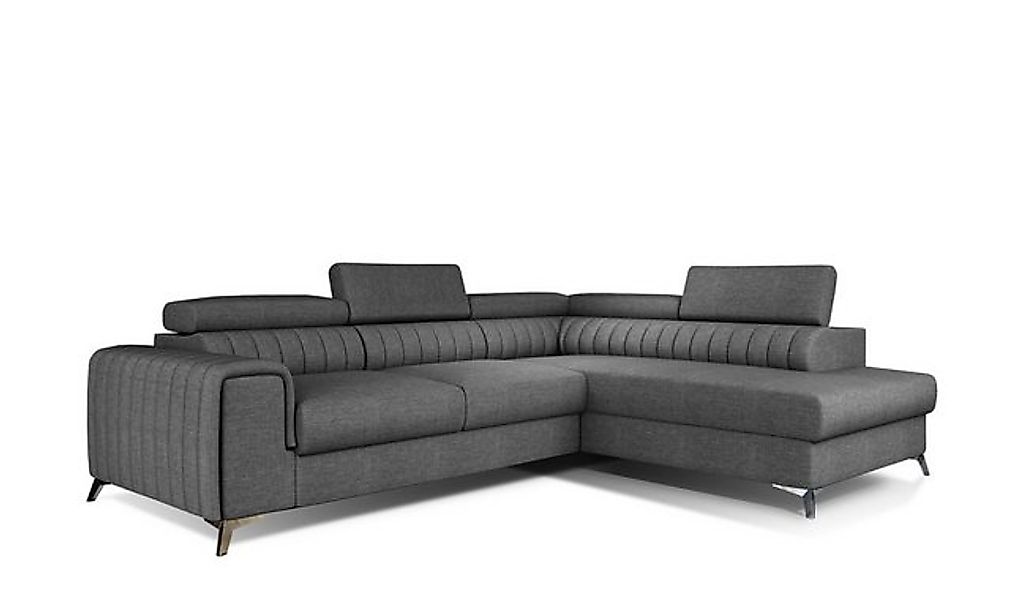 MOEBLO Ecksofa OLIVIER, mit Schlaffunktion und Bettkasten, Couch für Wohnzi günstig online kaufen