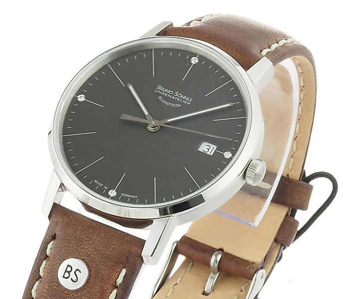 BRUNO SÖHNLE Quarzuhr Damen Uhr Stuttgart I Saphirglas Brillanten günstig online kaufen
