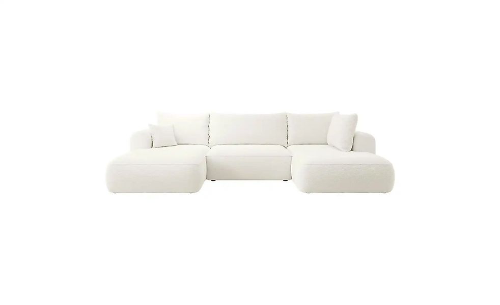 Selsey Wohnlandschaft mit Schlaffunktion Ovo ¦ creme ¦ Maße (cm): B: 375 H: günstig online kaufen
