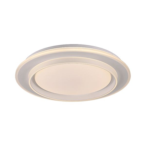 Just Light Deckenleuchte Lago Weiß CCT-Farbtemperatursteuerung Ø 40 cm günstig online kaufen