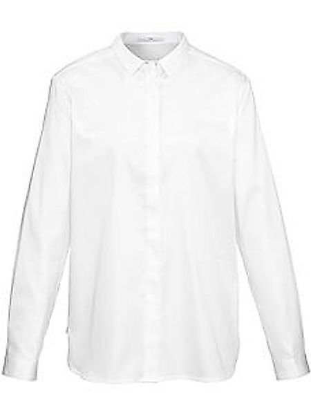 Bluse im Oversized-Schnitt Peter Hahn weiss günstig online kaufen