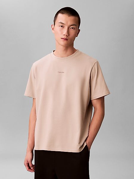 Calvin Klein T-Shirt "SS STRETCH PIQUE NANO EASY TEE" Mit Rundhalsausschnit günstig online kaufen