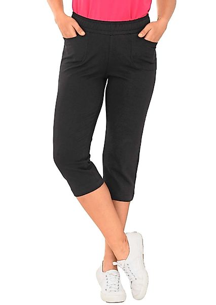 GOLDNER Stoffhose Bequeme 3/4-Freizeithose mit Schlupfbund günstig online kaufen