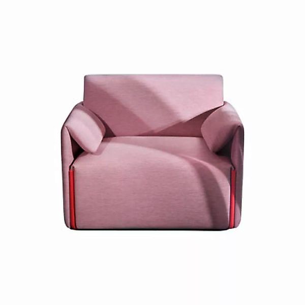 Gepolsterter Sessel Costume textil rosa / Recycling-Kunststoff & Stoff - Ma günstig online kaufen