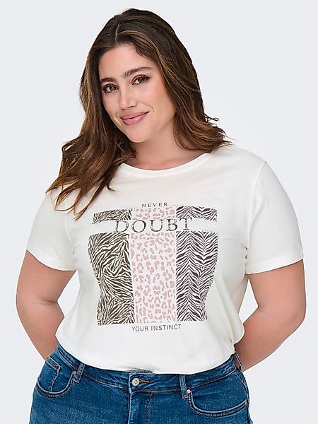 ONLY CARMAKOMA Kurzarmshirt CARBRINNA LIFE SS günstig online kaufen
