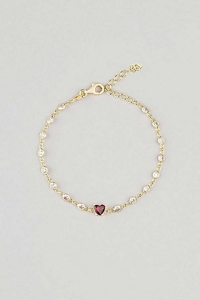 So CHIC... Armband Liebespfad 18K Gelbgold beschichtet 19 cm Silberarmband günstig online kaufen