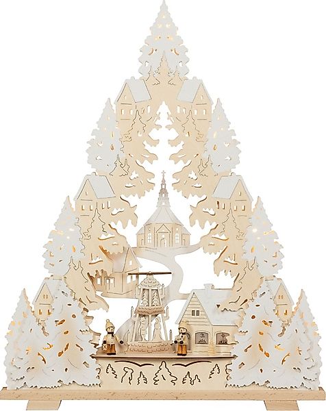 SAICO Original LED Schwibbogen »Premium-Line-Lichterbogen, Seiffener Kirche günstig online kaufen