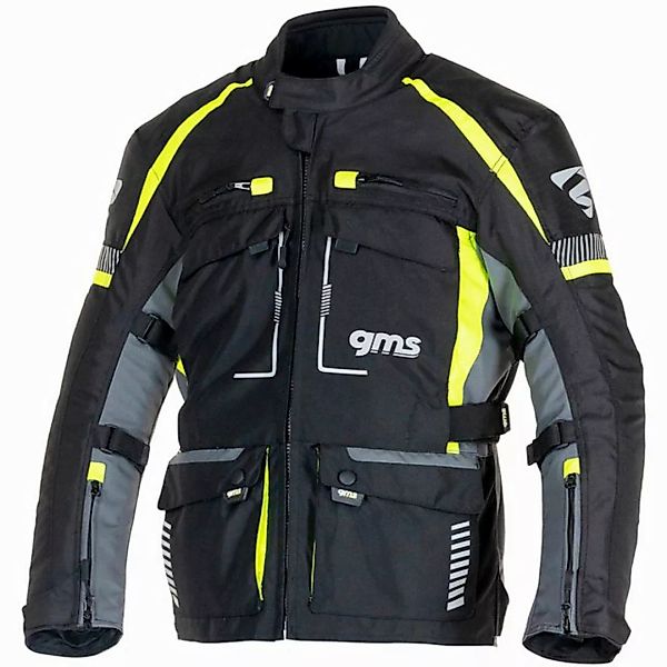 gms Motorradjacke gms Everest 3in1 Tourjacke schwarz / anthrazit / gelb Her günstig online kaufen