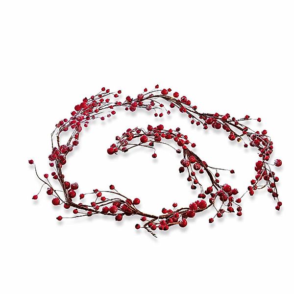 Mirabeau Weihnachtsfigur Girlande Rimont rot günstig online kaufen