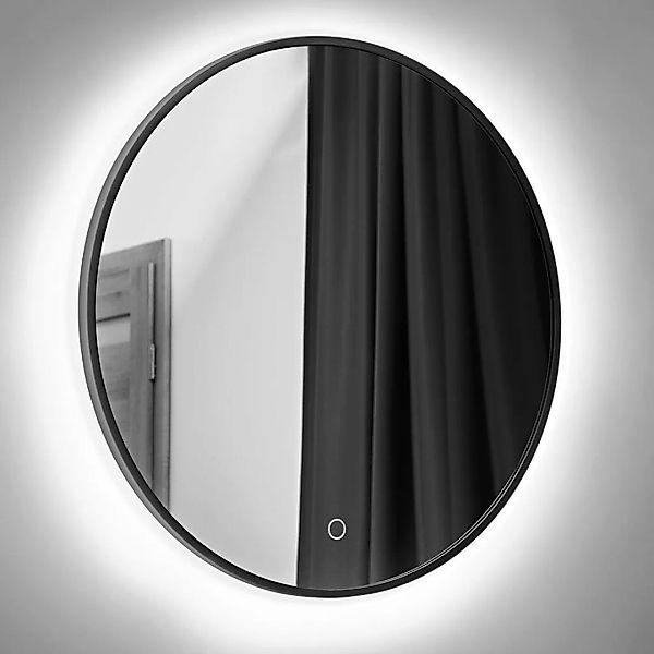 Badezimmerspiegel 80cm PUEBLA-56 mit LED-Hintergundbeleuchtung und Touch-Sc günstig online kaufen