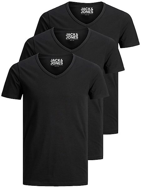 Jack & Jones T-Shirt Basic V-Neck (3-tlg., 3er Pack) etwas länger geschnitt günstig online kaufen