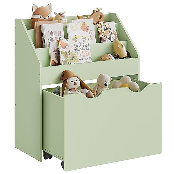 SONGMICS Spielzeugtruhe Bücherregal für Kinder, Kinderregal, günstig online kaufen