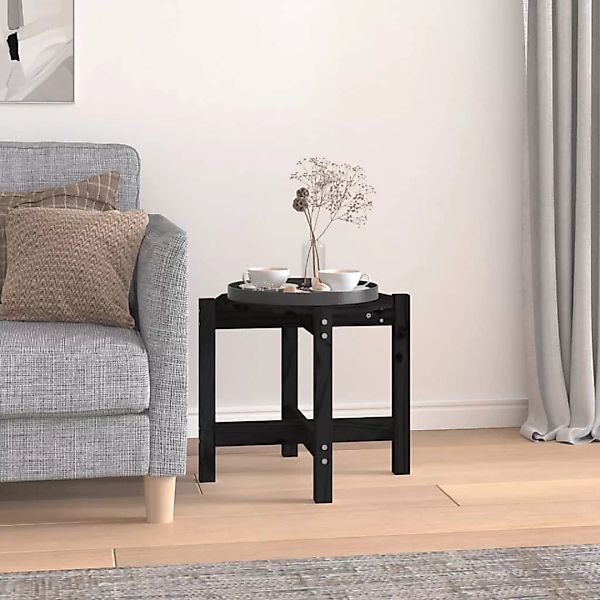 vidaXL Couchtisch Couchtisch Schwarz Ø 52,5x45 günstig online kaufen