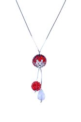 COLLEZIONE ALESSANDRO Kette mit Anhänger "Valea" mit Strasskugeln günstig online kaufen