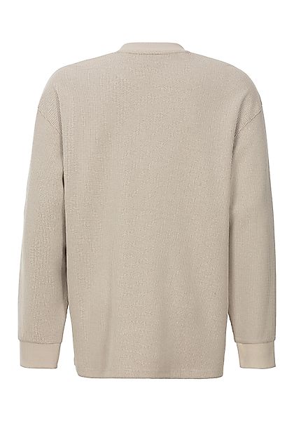 HUGO Blue Langarmshirt Nuwolo mit Logo-Badge günstig online kaufen
