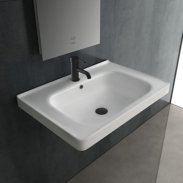 Alpenberger Waschbecken Gäste WC Keramik Handwaschbecken günstig online kaufen