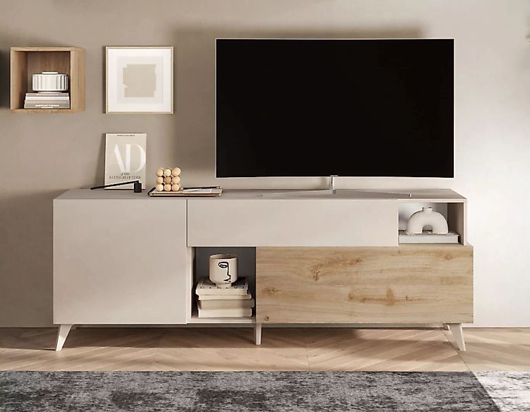 INOSIGN Lowboard "Monaco in Breite 181 cm, TV-Schrank mit Tür, Klappe und S günstig online kaufen