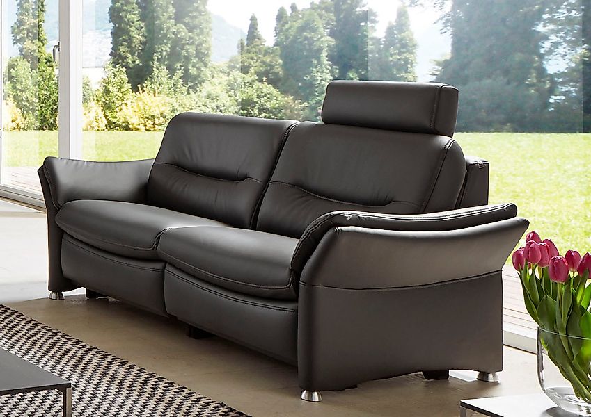 HUKLA 2,5-Sitzer HU-SF15058 Ledersofa, Breite 194 günstig online kaufen