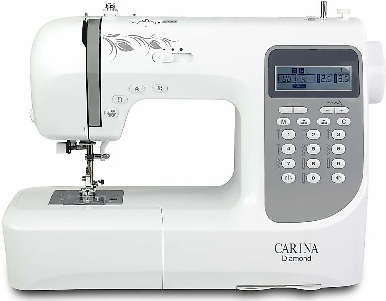 Carina Nähmaschine "Diamond" 197 Programme mit Zubehör günstig online kaufen