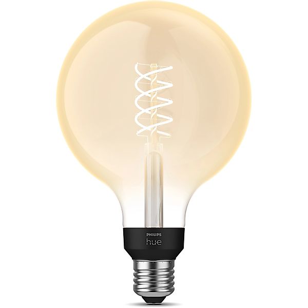 Philips Hue Leuchtmittel E27 Globeform White 2.100 K 550,m 7 W günstig online kaufen