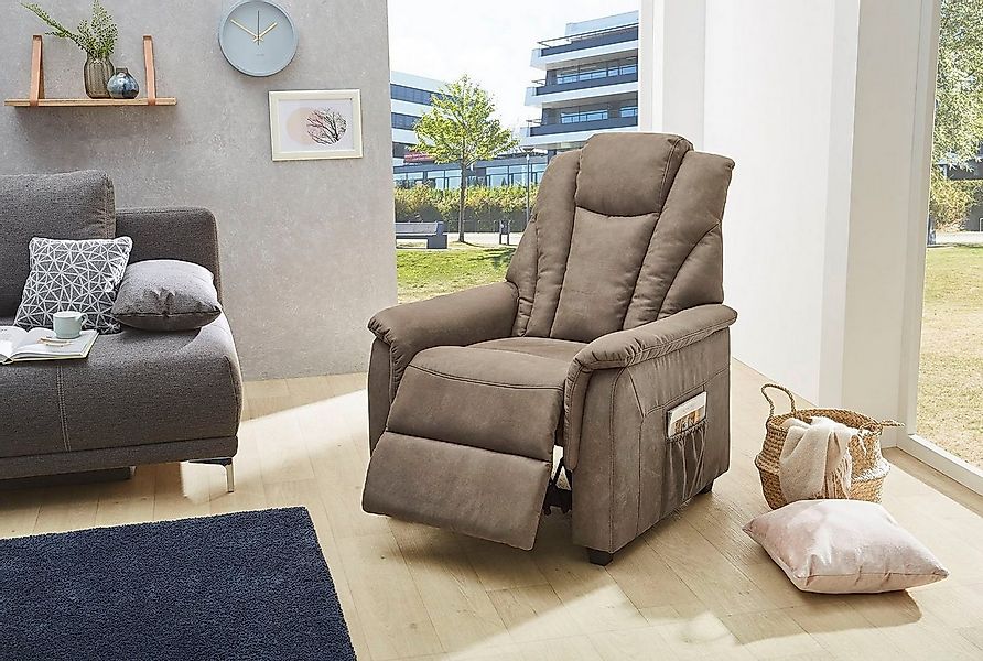 Jockenhöfer Gruppe TV-Sessel Frankfurt, B: 86 cm, Sitzhöhe: 48 cm, mit Rela günstig online kaufen