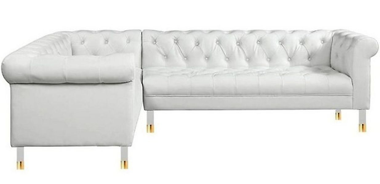 Xlmoebel Ecksofa Möbelset mit Ecksofa und Couch in Chesterfield-Stil, Herge günstig online kaufen