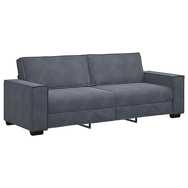vidaXL 3-Sitzer-Sofa Dunkelgrau 180 cm Samt 4105031 günstig online kaufen