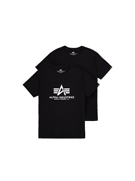 Alpha Industries Rundhalsshirt Basic T 2 Pack (Set, 2-tlg) günstig online kaufen