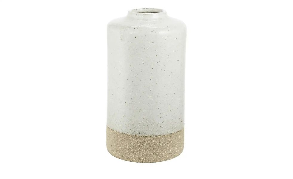 Vase ¦ weiß ¦ Steingut ¦ Maße (cm): H: 26  Ø: 14.5 Accessoires > Vasen - Hö günstig online kaufen