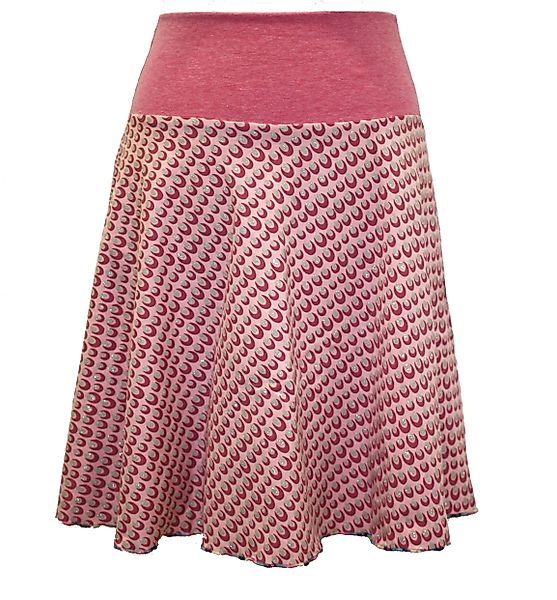 dunkle design Jerseyrock A-Linie 52cm Glitzer günstig online kaufen