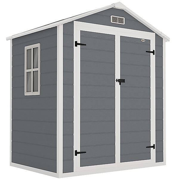 Outsunny Gerätehaus mit Pultdach 2,12 m² Gartenhaus mit Fenster, abschließb günstig online kaufen