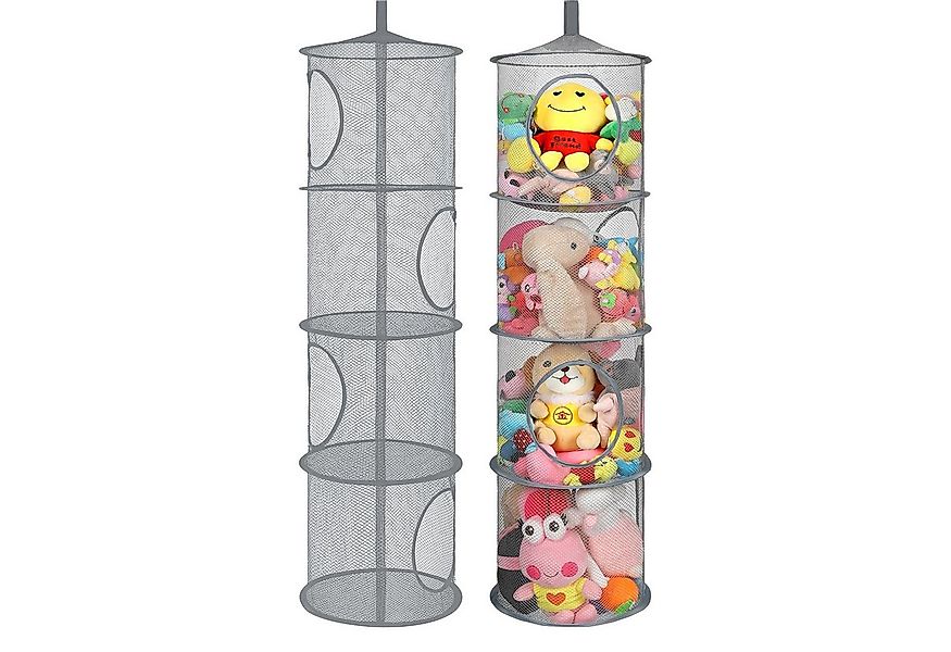 Mutig Hängeregal 2 Stück Set Hängeregal Mesh Hängende Netz-Aufbewahrungstas günstig online kaufen