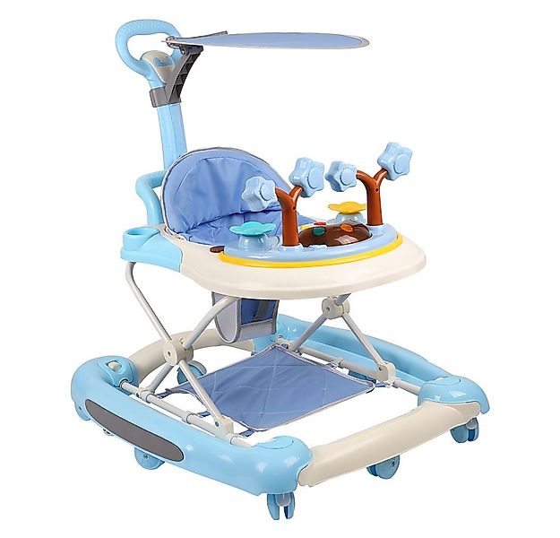 JEOBEST Lauflernhilfe 4 in1 Babywalker Lauflernwagen, 4-Gang Höhenverstellb günstig online kaufen