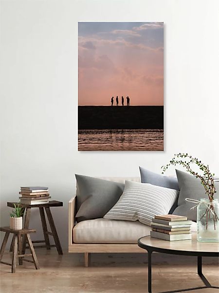 Poster / Leinwandbild - Sunset Pondering günstig online kaufen