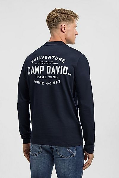 CAMP DAVID Rundhalsshirt aus Baumwolle günstig online kaufen