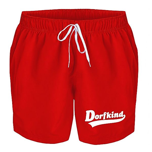 deinshirt Badehose Schwimmshorts Dorfkind Integrierter Netz-Slip, günstig online kaufen