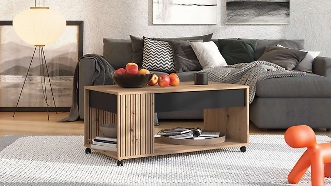Home affaire Couchtisch »Mayenne Kaffeetisch, 101 cm, rechteckig, modern de günstig online kaufen