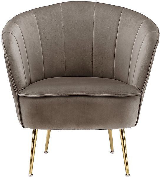 Kayoom Sessel »Loulan 125, gemütlicher Cocktail-Sessel, edler Samtbezug«, ( günstig online kaufen