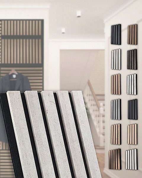 Kosche Dekorpaneele Akustikpaneele 19 x 561 x 2400 mm, BxL: 56.1x240 cm, 1. günstig online kaufen