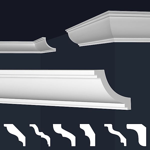 marbet design Stuckleiste E-36, 20 Meter günstig online kaufen
