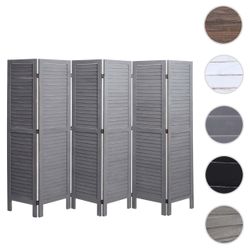 MCW Paravent MCW-G30-240, 6-teiliger Paravent, Fensterladenoptik, günstig online kaufen