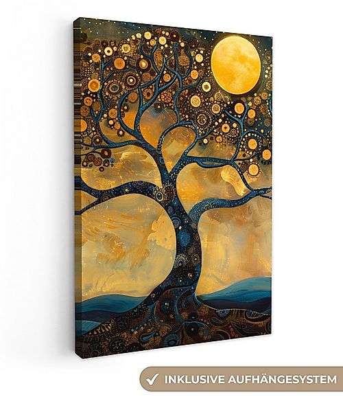 OneMillionCanvasses® Leinwandbild Baum - Industriell - Abstrakt - Gelb, Fot günstig online kaufen